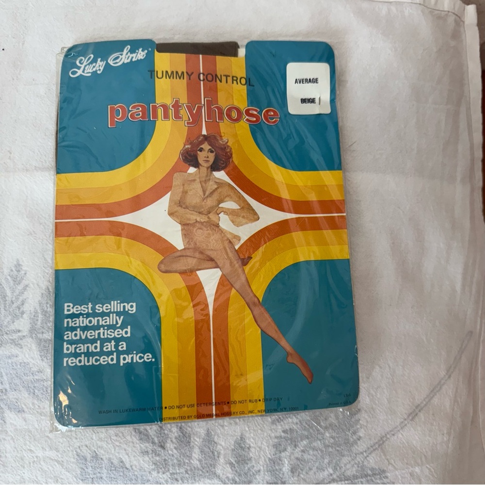 Vintage Lucky Strike Pantyhose
